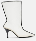 Herbert Levine Drawing A Blank 85 mesh mid-calf boots