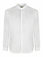 Dondup Band Collar Round Hem Plain Shirt