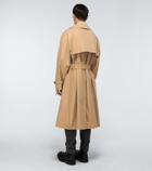 Alexander McQueen Double-breasted cotton trench coat