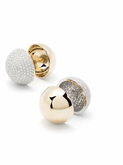 Yvonne Léon 9K Yellow Gold Paire De Bo Boule Disco Diamond Earrings