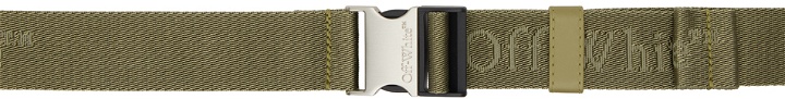 Photo: Off-White Khaki Tuc Long Tape 35 Belt