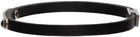 Saint Laurent Black ID Plaque Bracelet