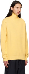 Jil Sander Yellow Relaxed Turtleneck