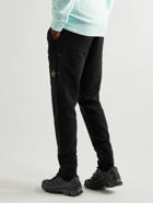 Stone Island - Slim-Fit Tapered Logo-Appliquéd Cotton-Jersey Sweatpants - Black