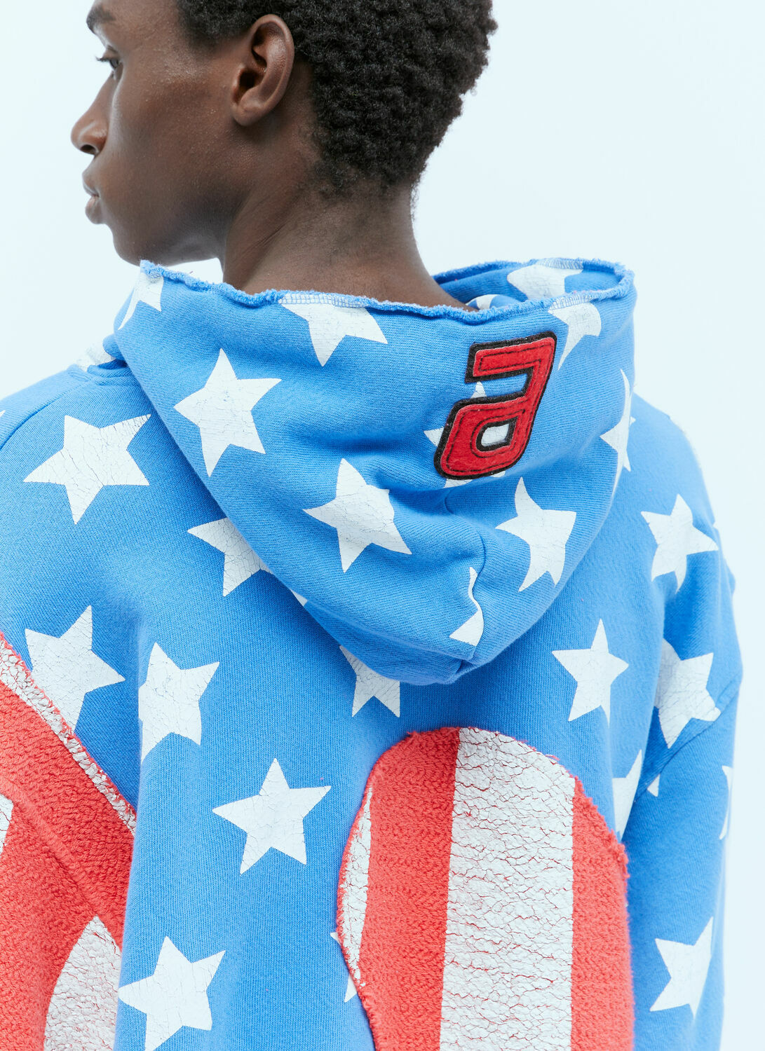 ERL Stars And Stripe Swirls Hooded Sweatshirt
