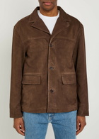 Officine Générale Erickson Suede Jacket Brown
