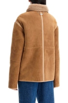 SAKS POTTS ada reversible shearling jacket Beige