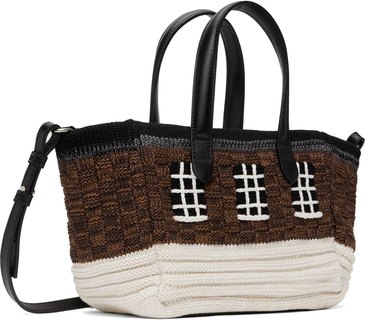 JW Anderson Brown Mini Belt House Tote