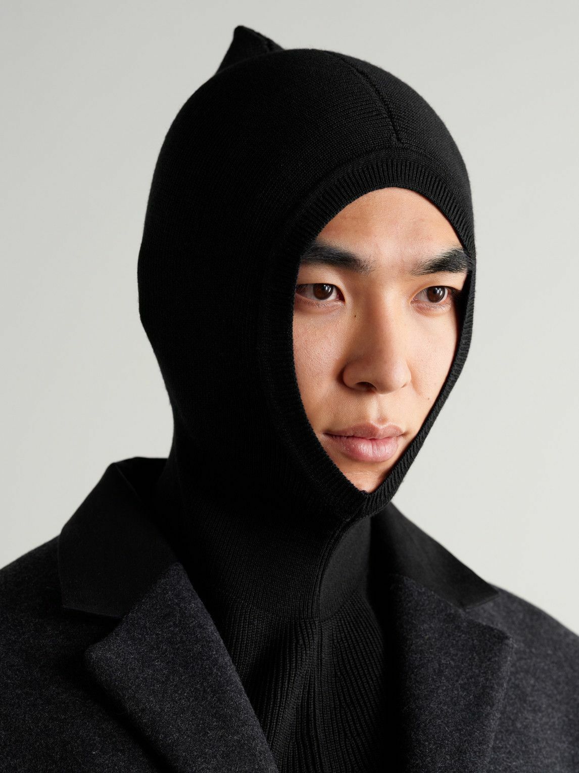 Simone Rocha - Merino Wool and Silk-Blend Balaclava