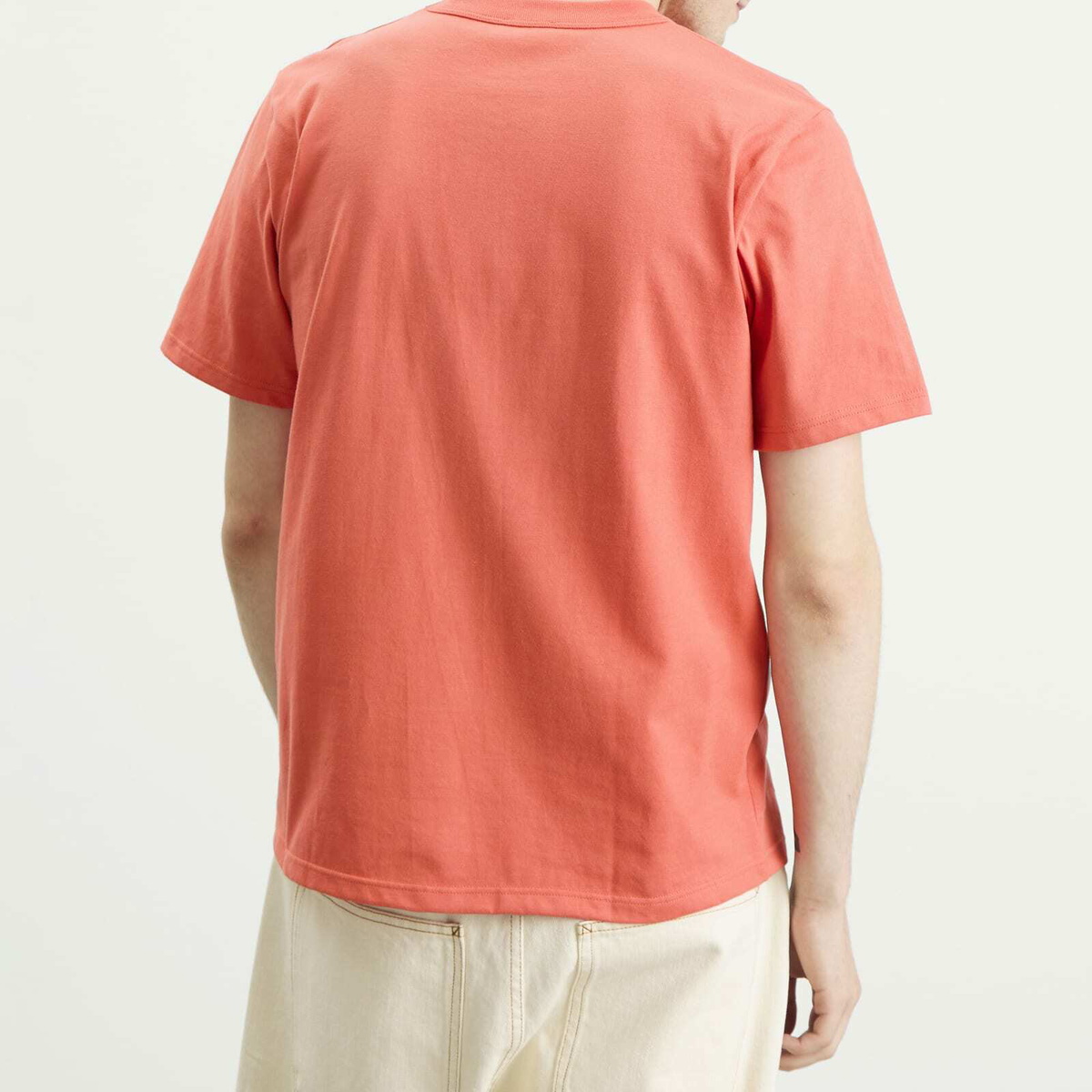 Armor-Lux Men's Classic Callac T-Shirt in Paprika