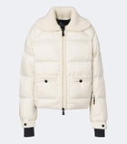 Moncler Grenoble Wool-trimmed down ski jacket