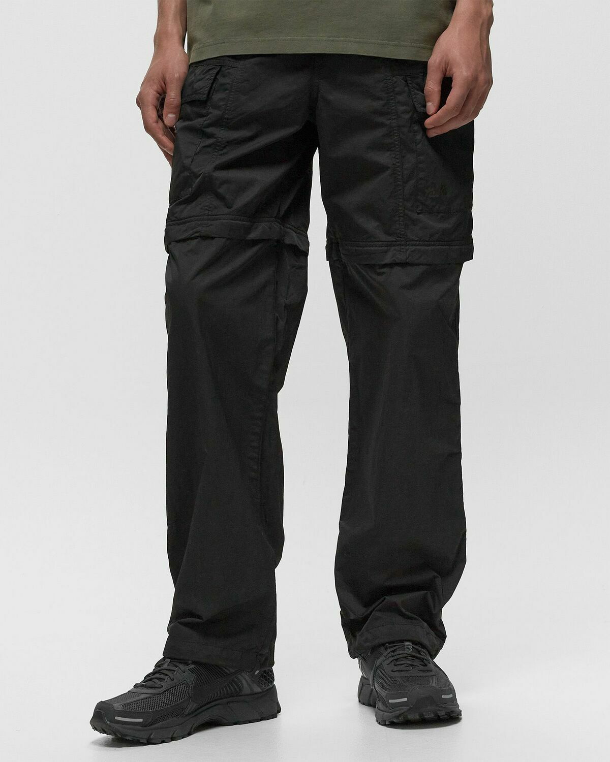 Patta Gmt Pigment Dye Nylon Tactical Pants Black - Mens - Cargo Pants Patta