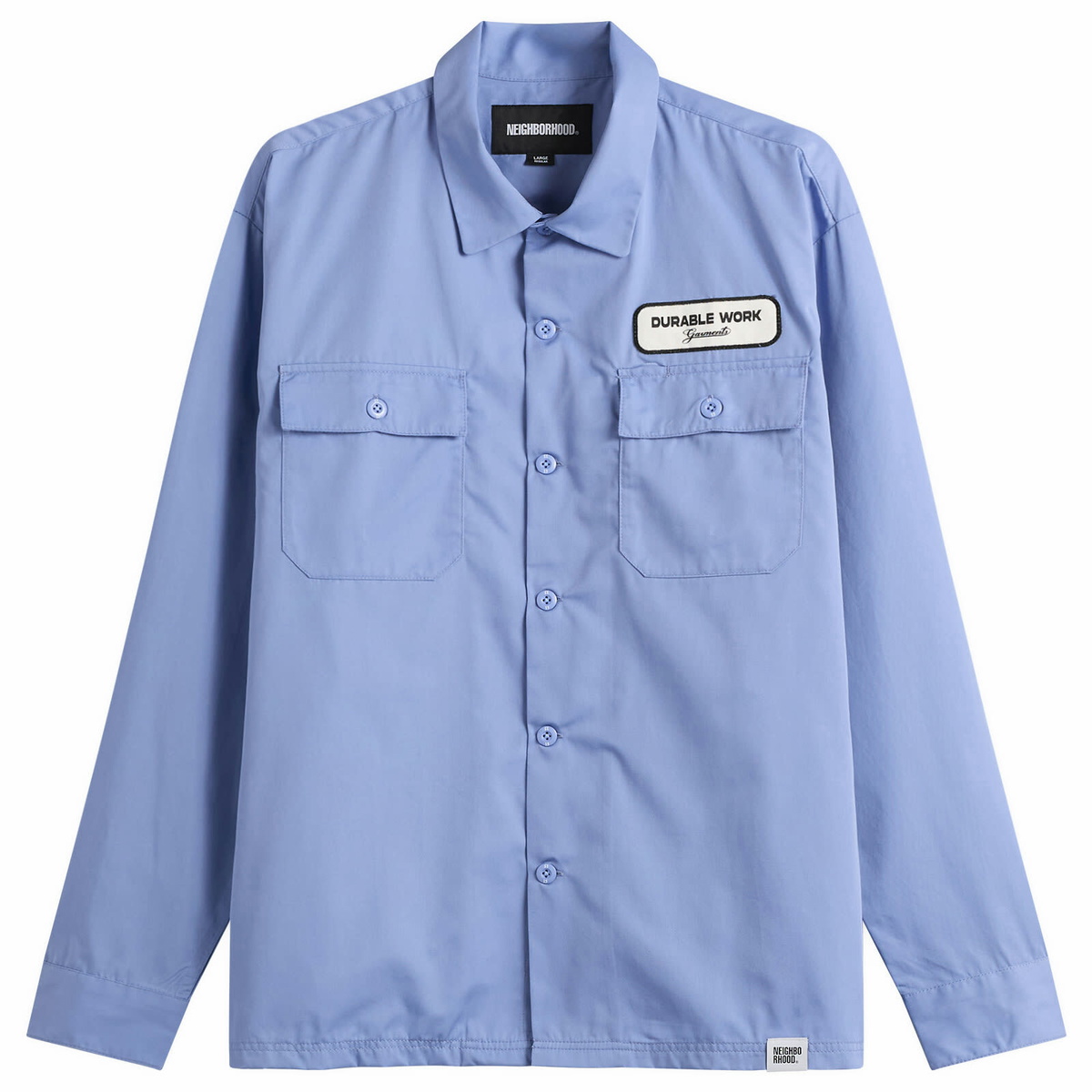 Neighborhood Men's Classic Long Sleeve Work Shirt 1 in Navy