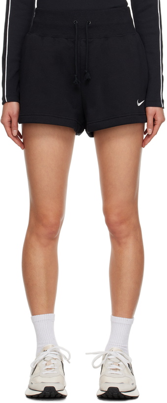 Photo: Nike Black High-Rise Shorts