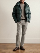 Sid Mashburn - Field Slim-Fit Straight-Leg Garment-Dyed Cotton-Twill Chinos - Green