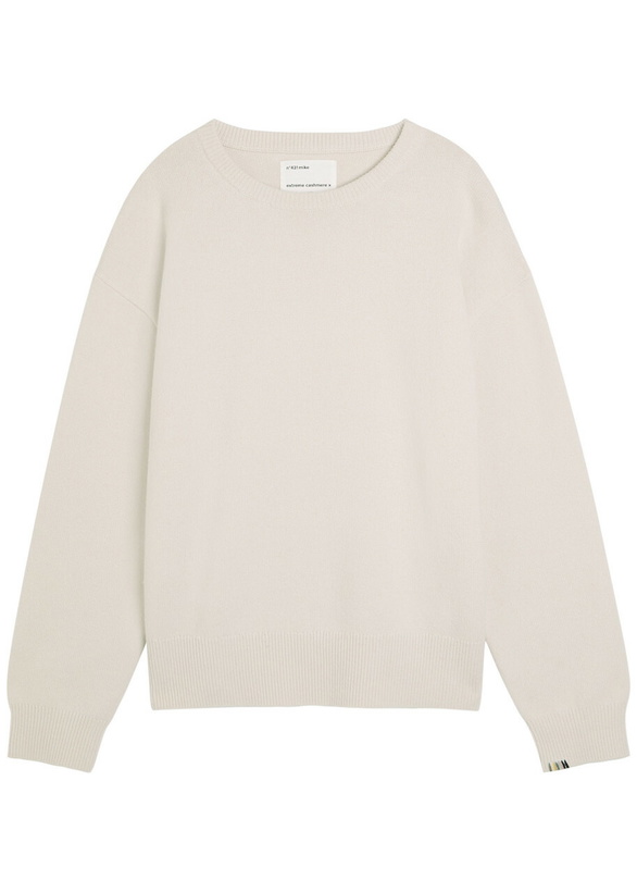 Photo: Extreme Cashmere N°431 Mike Cashmere-blend Jumper - Light Grey - One Size