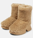 Loewe - Shearling ankle boots