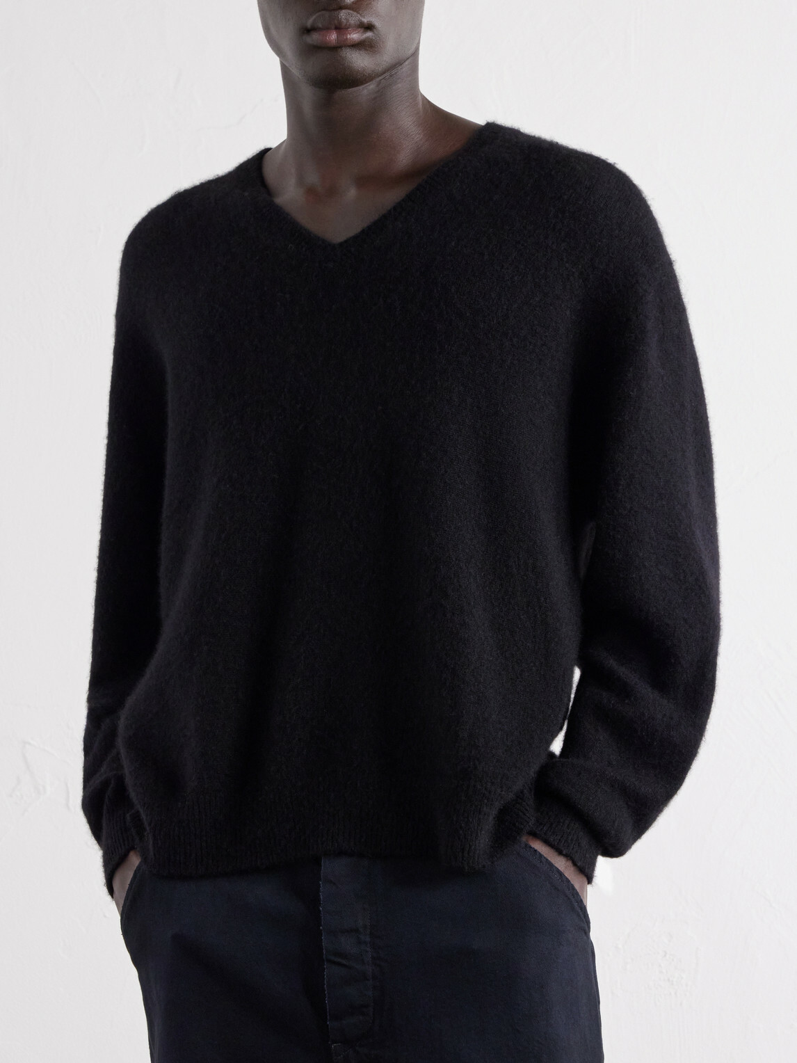A.PRESSE - Cashmere Sweater - Black