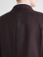 Our Legacy - Extended Whale Double-Breasted Virgin Wool-Twill Coat - Brown