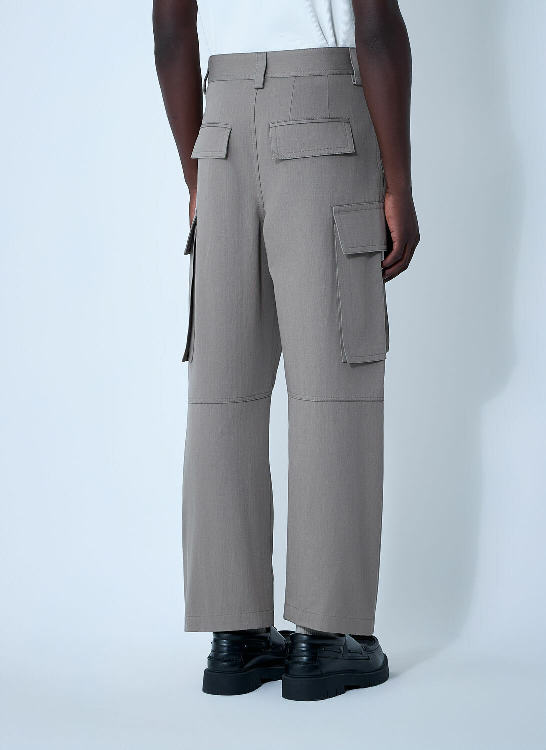 Bottega Veneta Cotton Twill Cargo Pants