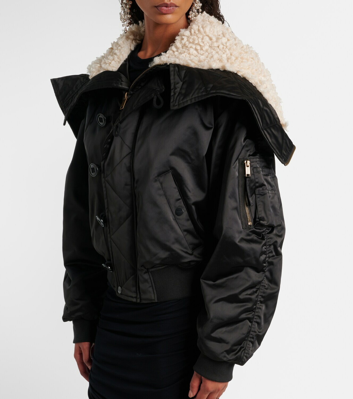 Marant Etoile Elisa hooded bomber jacket