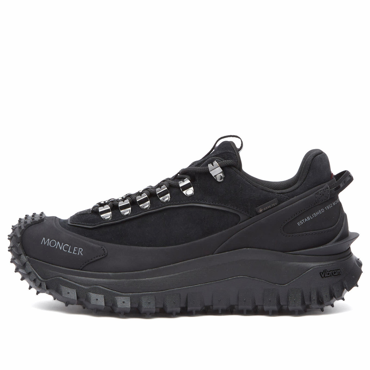 Moncler Women's Trailgrip Apex Low Top Sneakers in Black