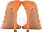 Gianvito Rossi Orange Elle 105 Heeled Sandals
