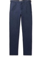 ORLEBAR BROWN - Bodnant Slim-Fit Linen and Cotton-Blend Trousers - Blue