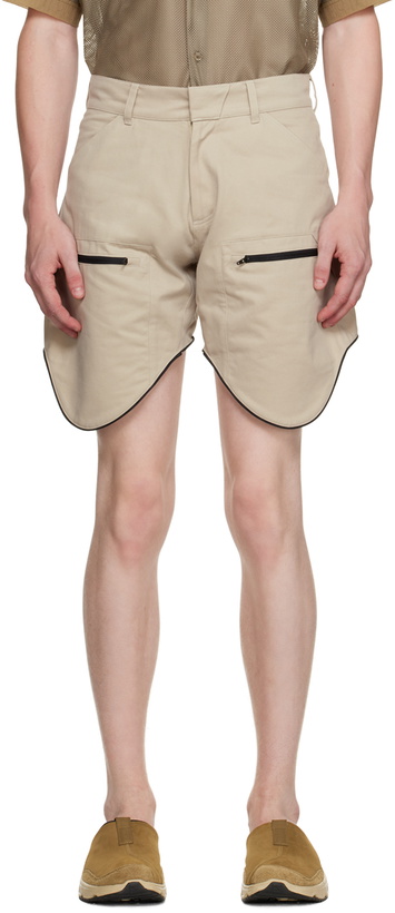 Photo: Olly Shinder Beige Scout Shorts