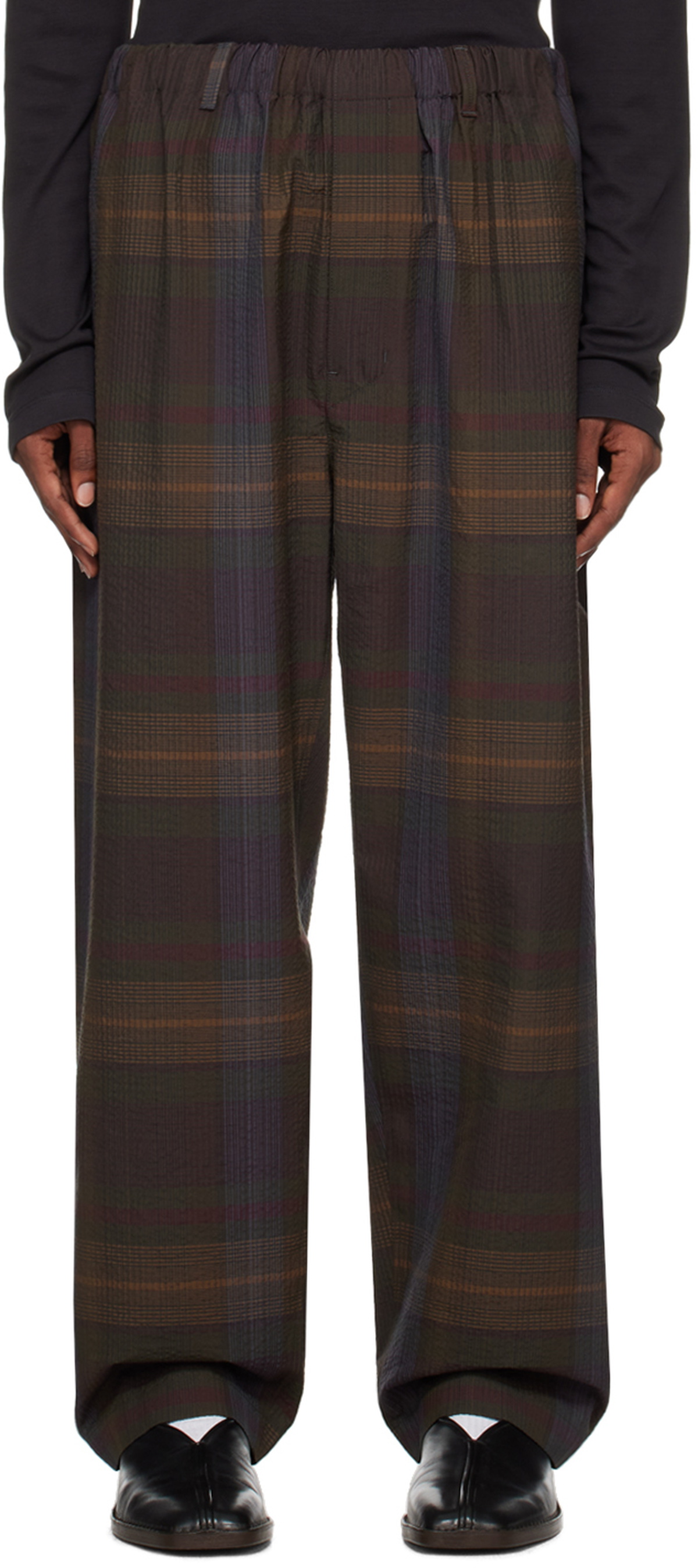 LEMAIRE Brown Relaxed Trousers Lemaire