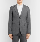 AMI - Grey Tweed Suit Jacket - Gray