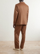 Frescobol Carioca - Paulo Linen and Virgin Wool-Blend Suit Jacket - Brown