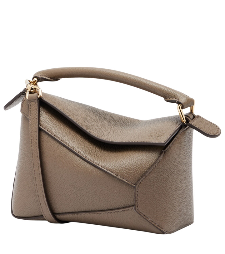 Photo: Loewe Puzzle Edge Mini leather tote bag