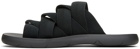 Bottega Veneta Black Plat Sandals