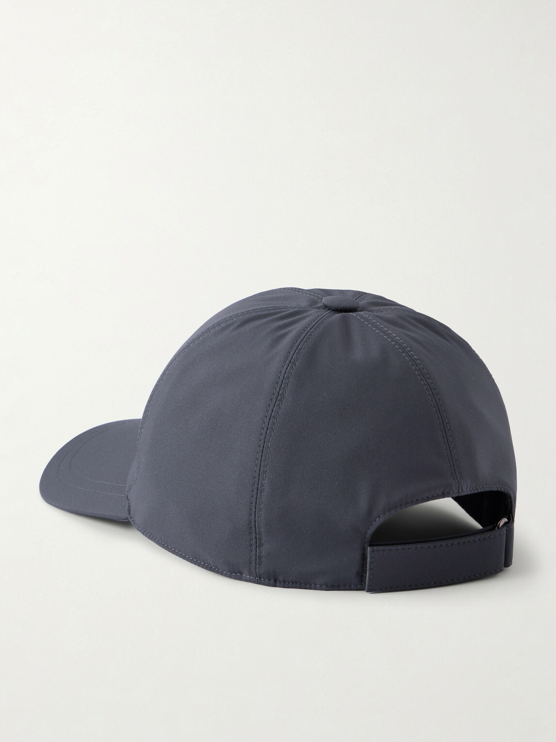 Brioni - Logo-Embroidered Shell Baseball Cap - Blue