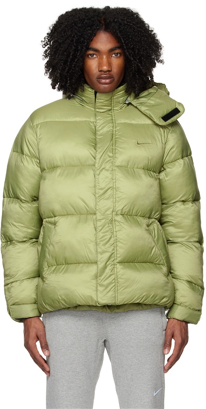 Photo: Nike Green Therma-FIT Puffer Jacket