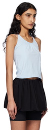 Kijun Blue Double Strap Tank Top