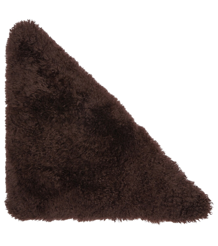 Photo: Yves Salomon Shearling and wool scarf