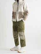 Nike - Sportswear Sport Essentials Recycled Ripstop-Trimmed Fleece Jacket - Gray