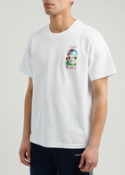 Casablanca LA Days Logo Cotton T-shirt White