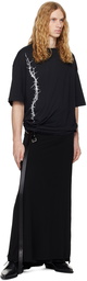 Ann Demeulemeester Black Dieter Printed High-Comfort T-shirt