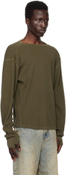 Entire Studios Khaki Thermal Long Sleeve T-Shirt