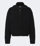 Studio Nicholson Ribbed-knit wool zip-up sweater