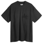 ANNIE HOOD Men's College T-Shirt in Black