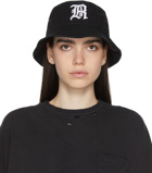 R13 Black Logo Bucket Hat