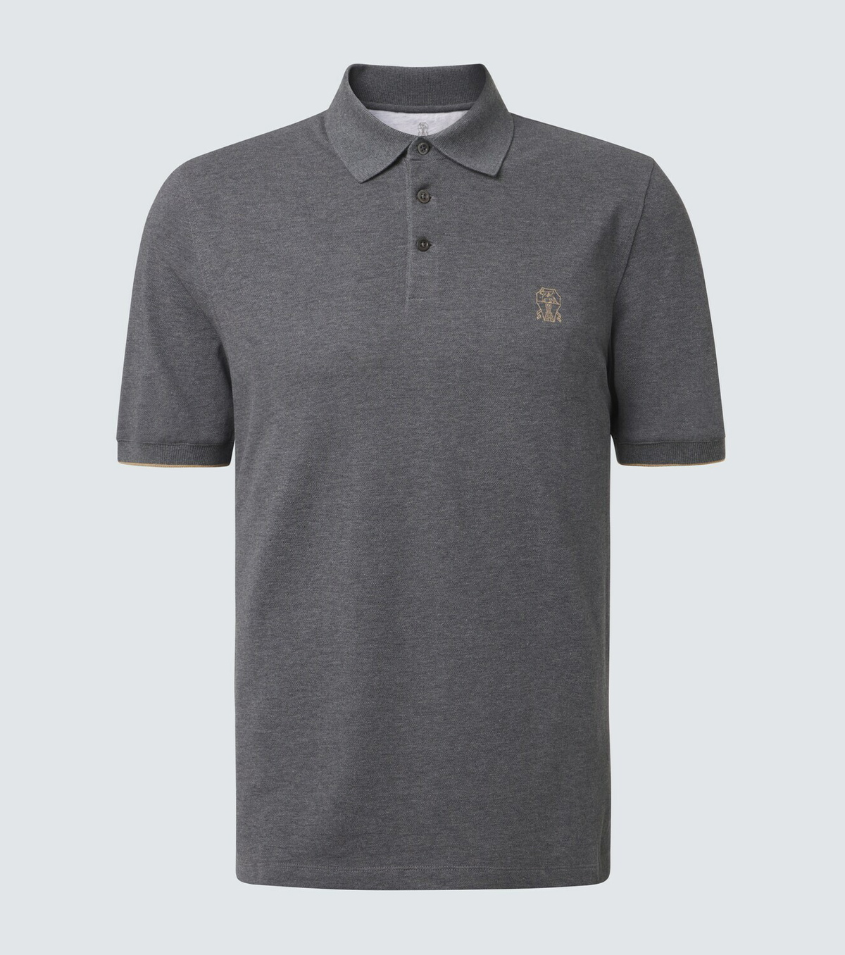 Brunello Cucinelli Cotton piqué polo shirt