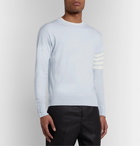 Thom Browne - Striped Merino Wool Sweater - Blue