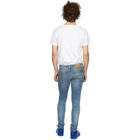 Nudie Jeans Blue Skinny Lin Jeans