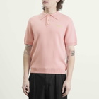Casablanca Men's Double Face Polo in Pink