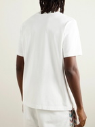 Casablanca - Maison De Reve Logo-Print Organic Cotton-Jersey T-Shirt - White